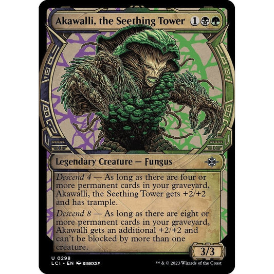 Image for Akawalli, the Seething Tower (Showcase) (298) (LCI) - Magic: The Gathering