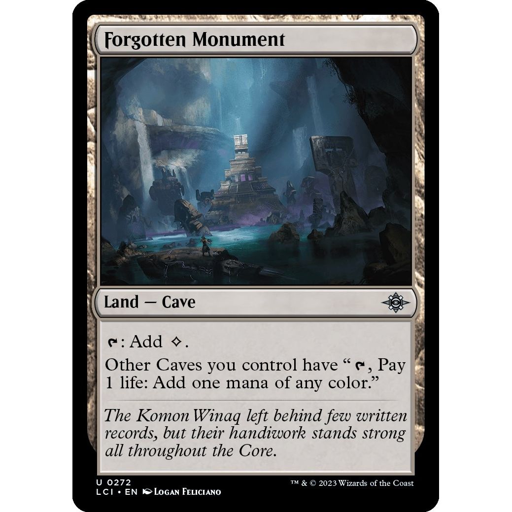 Image for Forgotten Monument (272) (LCI) - Magic: The Gathering