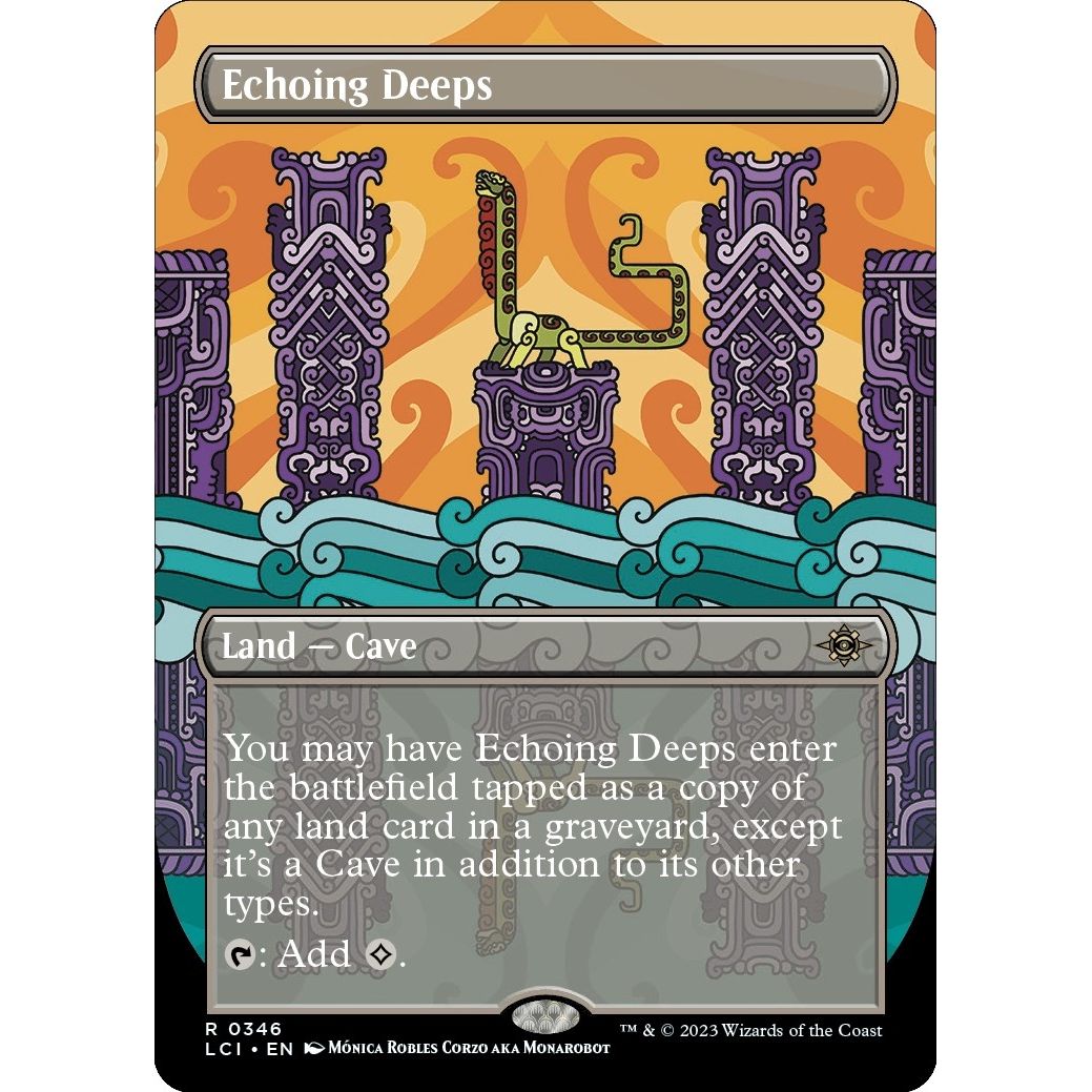 Image for Echoing Deeps (Borderless) (346) (LCI) - Magic: The Gathering