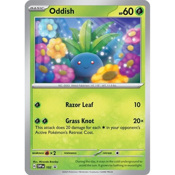 Image for Oddish - 102 (102) (SVP) - Pokemon