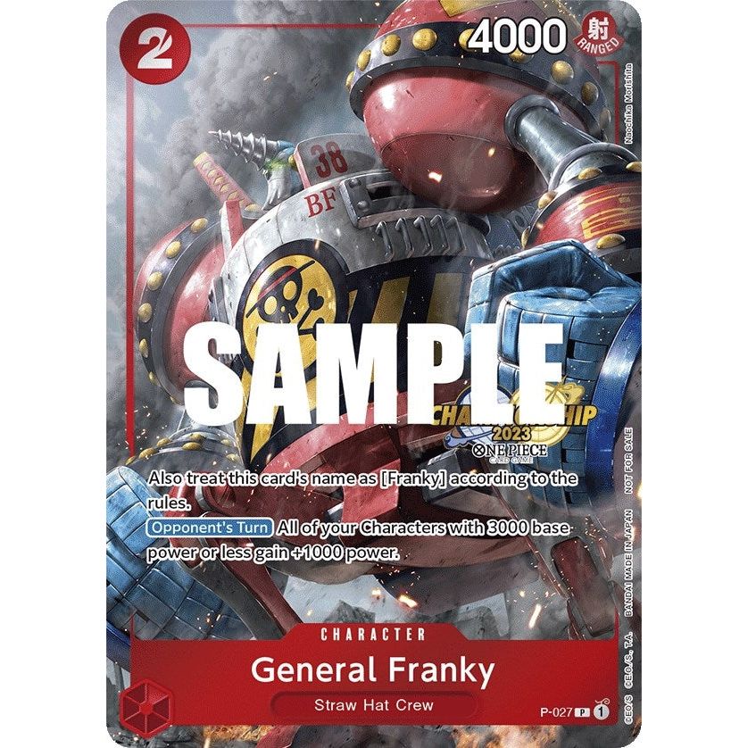 Image for General Franky (CS 2023 Event Pack) (P-027) (OP-PR) - One Piece Card Game
