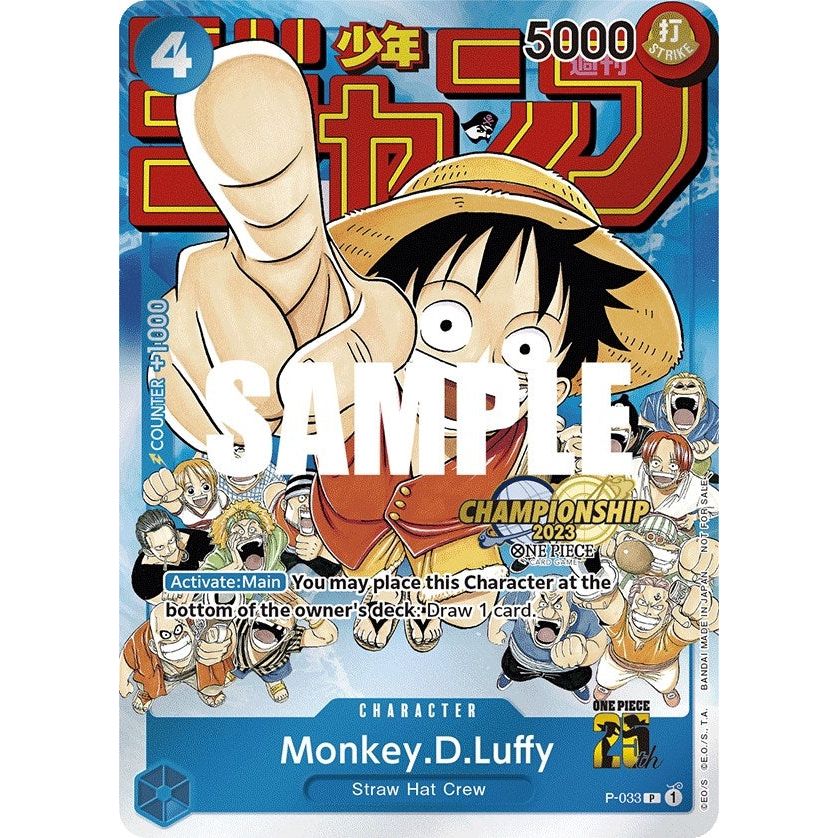 Image for Monkey.D.Luffy (CS 2023 Event Pack) (P-033) (OP-PR) - One Piece Card Game