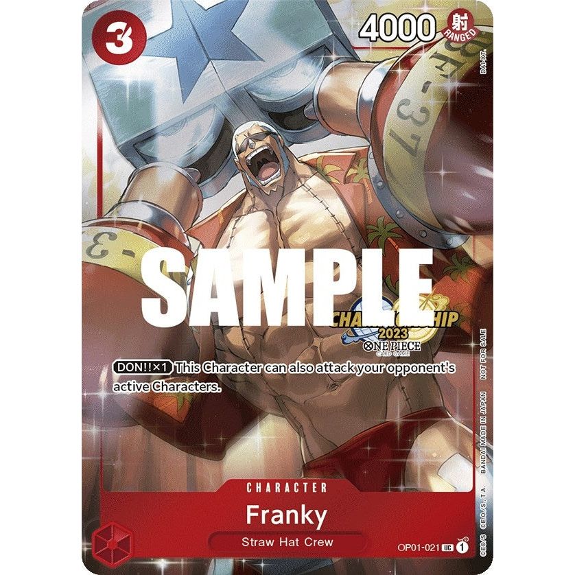 Image for Franky (CS 2023 Celebration Pack) (OP01-021) (OP-PR) - One Piece Card Game