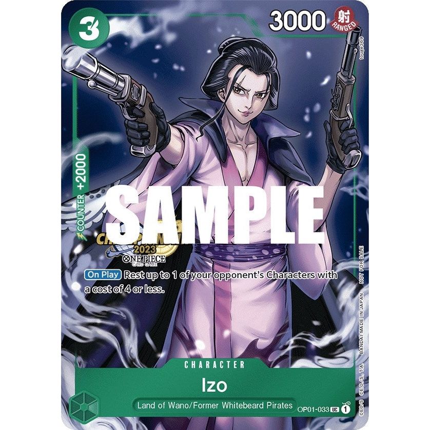 Image for Izo (CS 2023 Celebration Pack) (OP01-033) (OP-PR) - One Piece Card Game