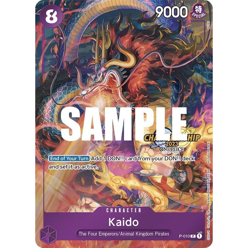 Image for Kaido (CS 2023 Celebration Pack) (P-010) (OP-PR) - One Piece Card Game