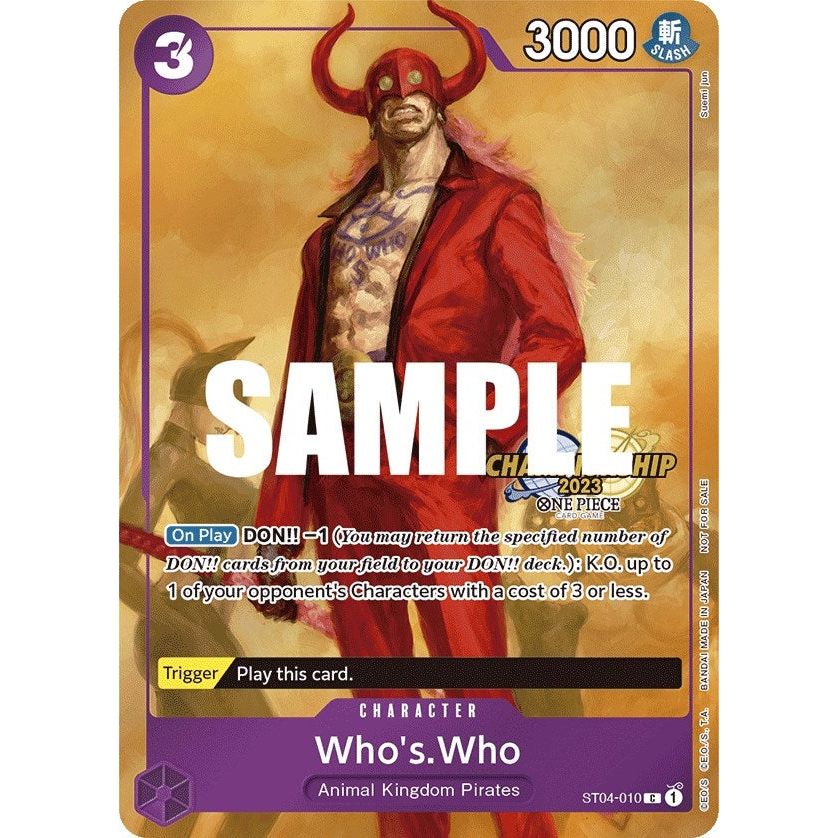 Image for Who's.Who (CS 2023 Celebration Pack) (ST04-010) (OP-PR) - One Piece Card Game