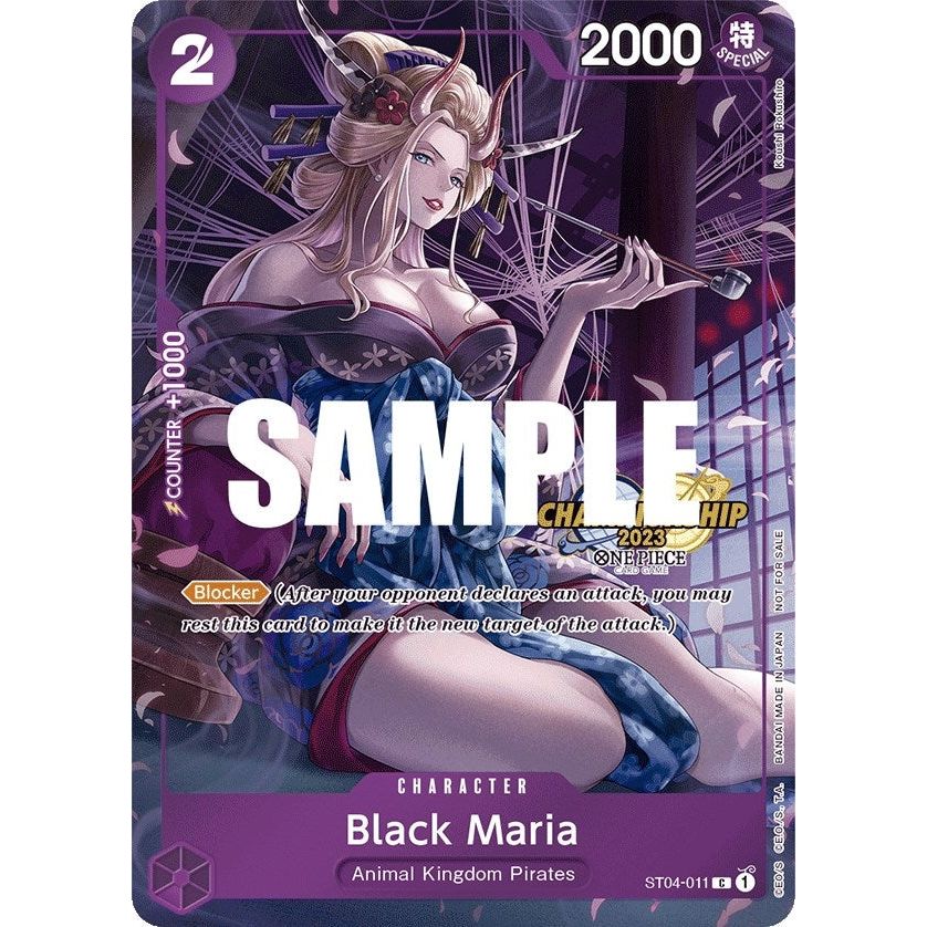 Image for Black Maria (CS 2023 Celebration Pack) (ST04-011) (OP-PR) - One Piece Card Game