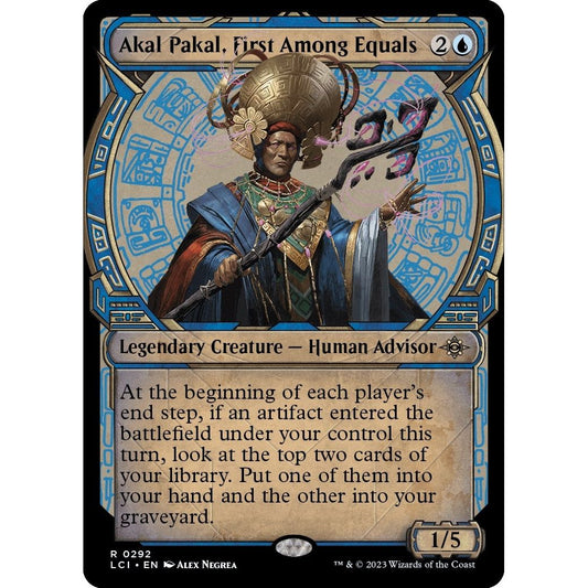 Image for Akal Pakal, First Among Equals (Showcase) (292) (LCI) - Magic: The Gathering