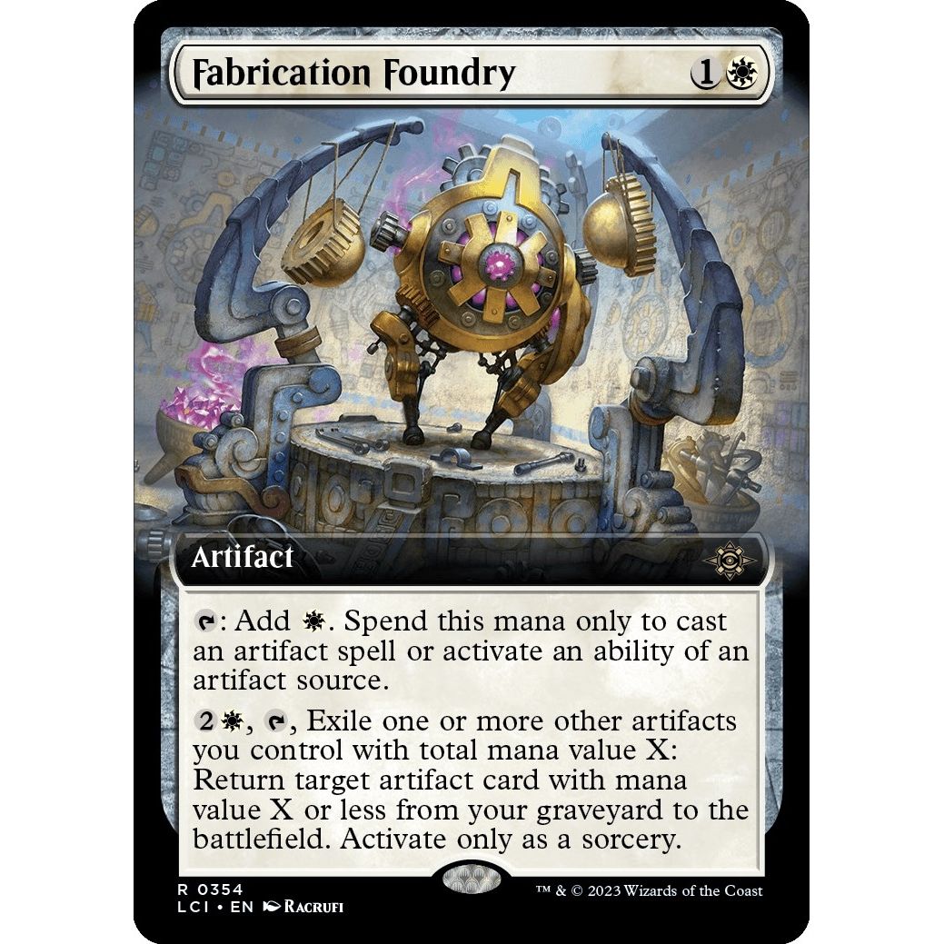 Image for Fabrication Foundry (Extended Art) (354) (LCI) - Magic: The Gathering