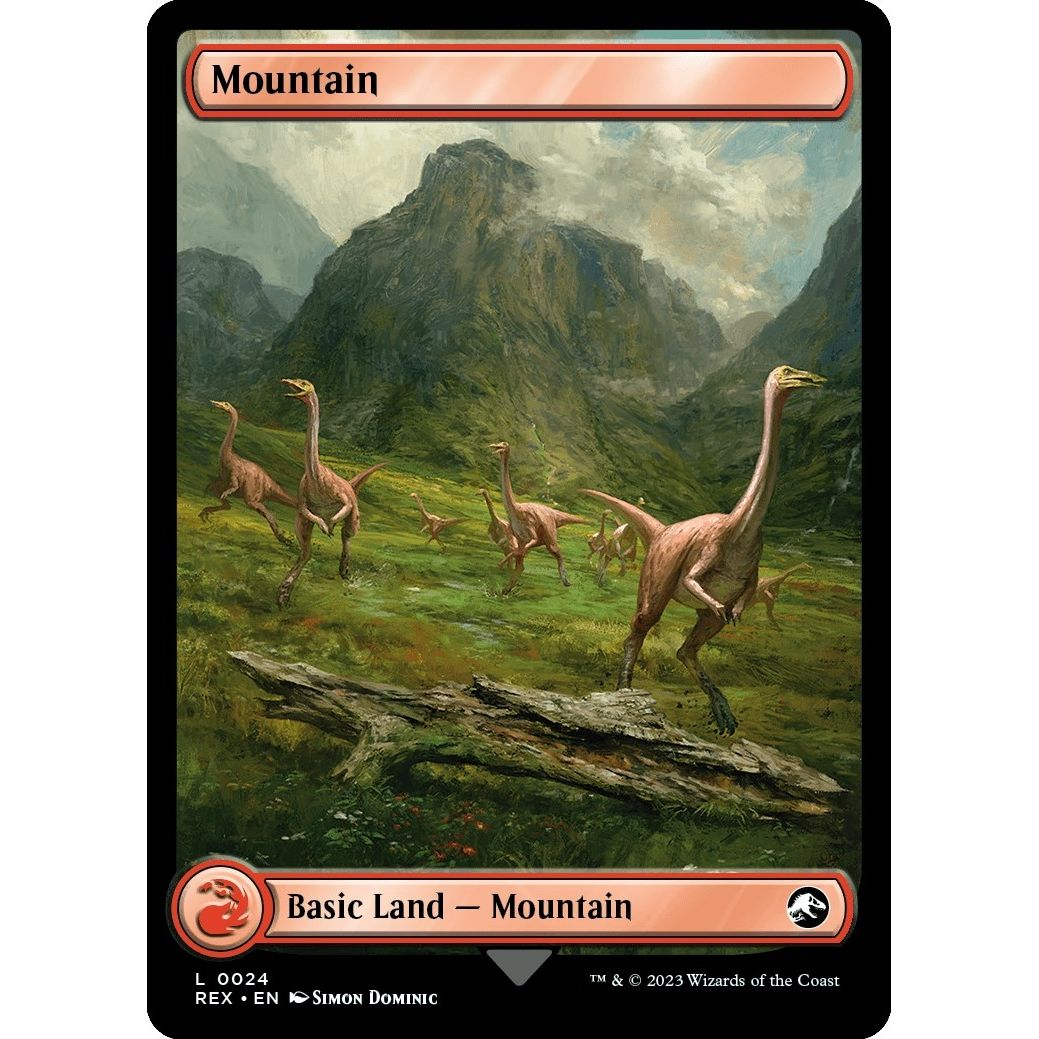Image for Mountain (24) (REX) - Magic: The Gathering