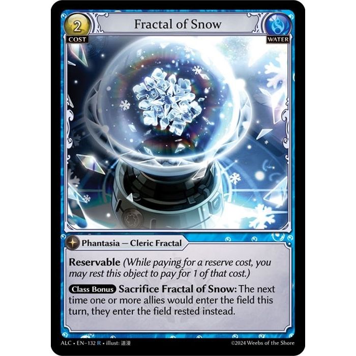 Image for Fractal of Snow (132) (ALC) - Grand Archive TCG