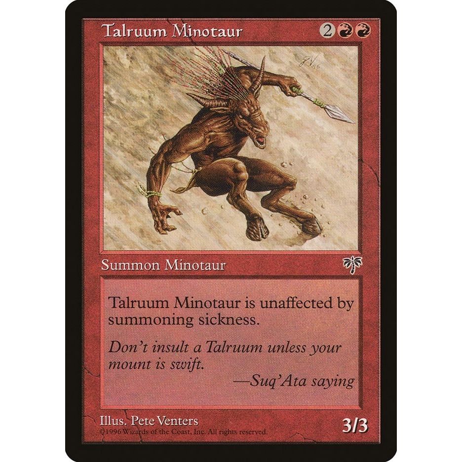 Image for Talruum Minotaur (MIR) - Magic: The Gathering