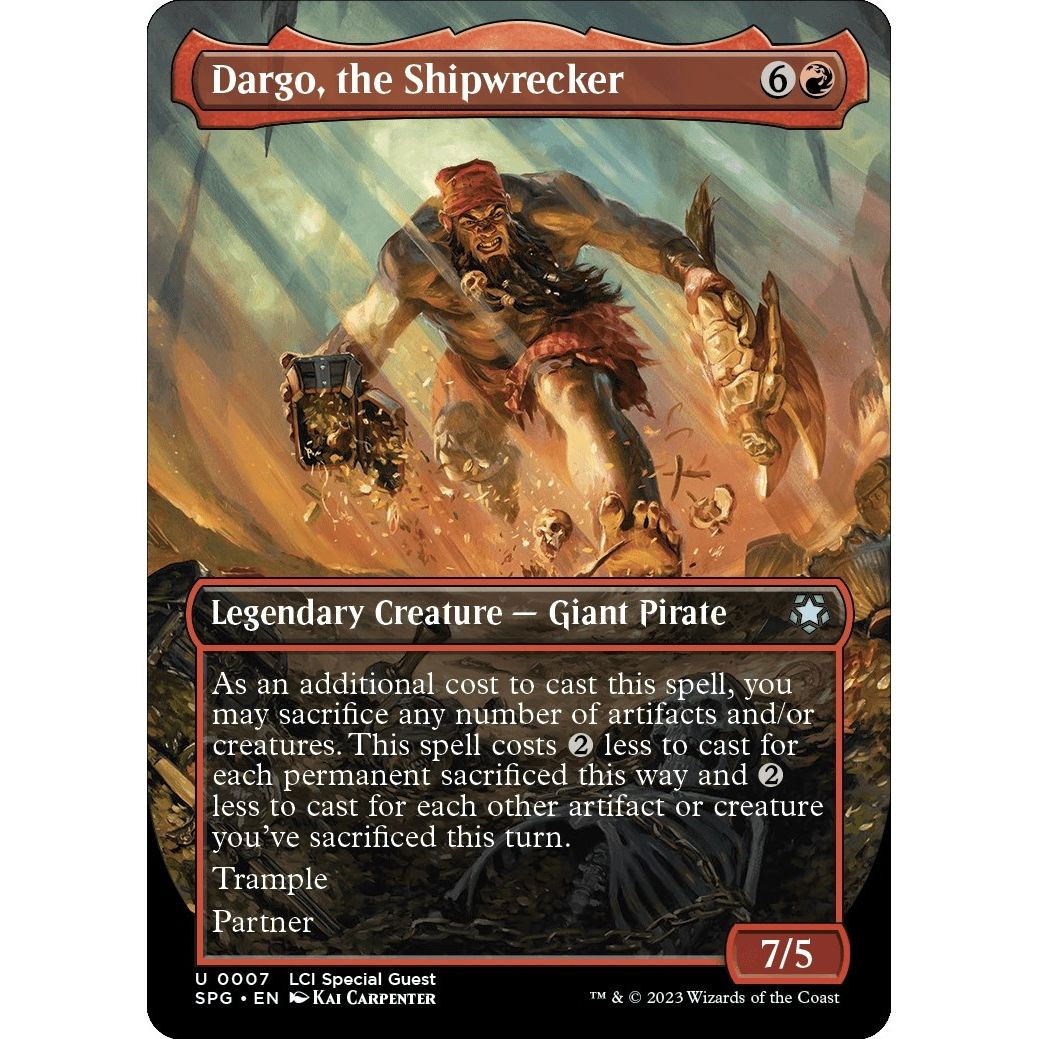 Image for Dargo, the Shipwrecker (Borderless) (7) (SPG) - Magic: The Gathering