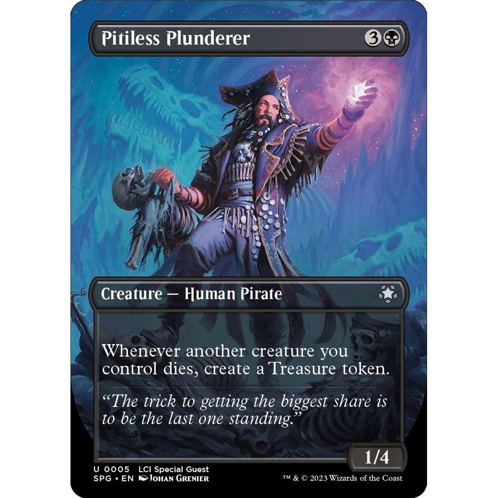Image for Pitiless Plunderer (Borderless) (5) (SPG) - Magic: The Gathering