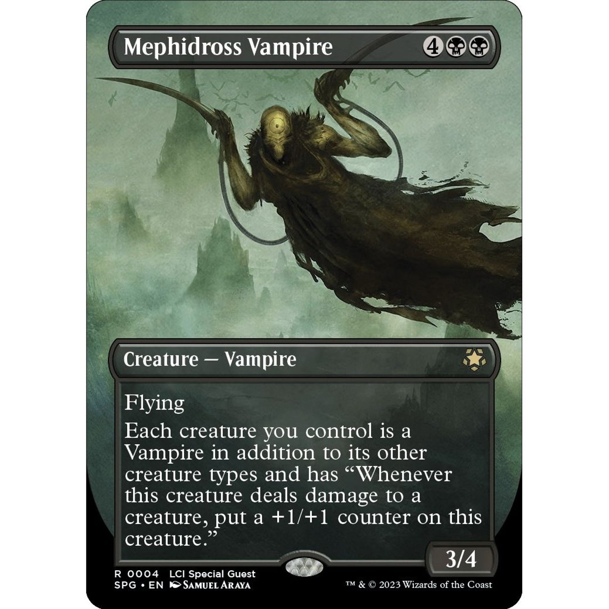 Image for Mephidross Vampire (Borderless) (4) (SPG) - Magic: The Gathering