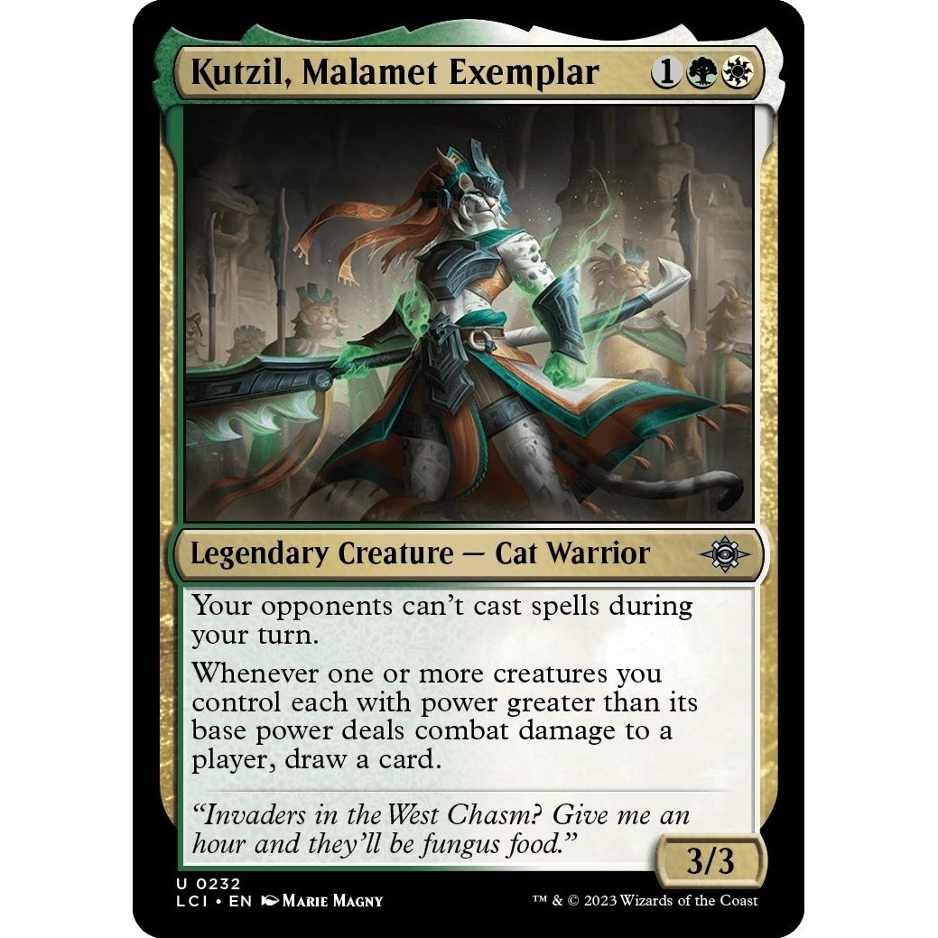 Image for Kutzil, Malamet Exemplar (232) (LCI) - Magic: The Gathering