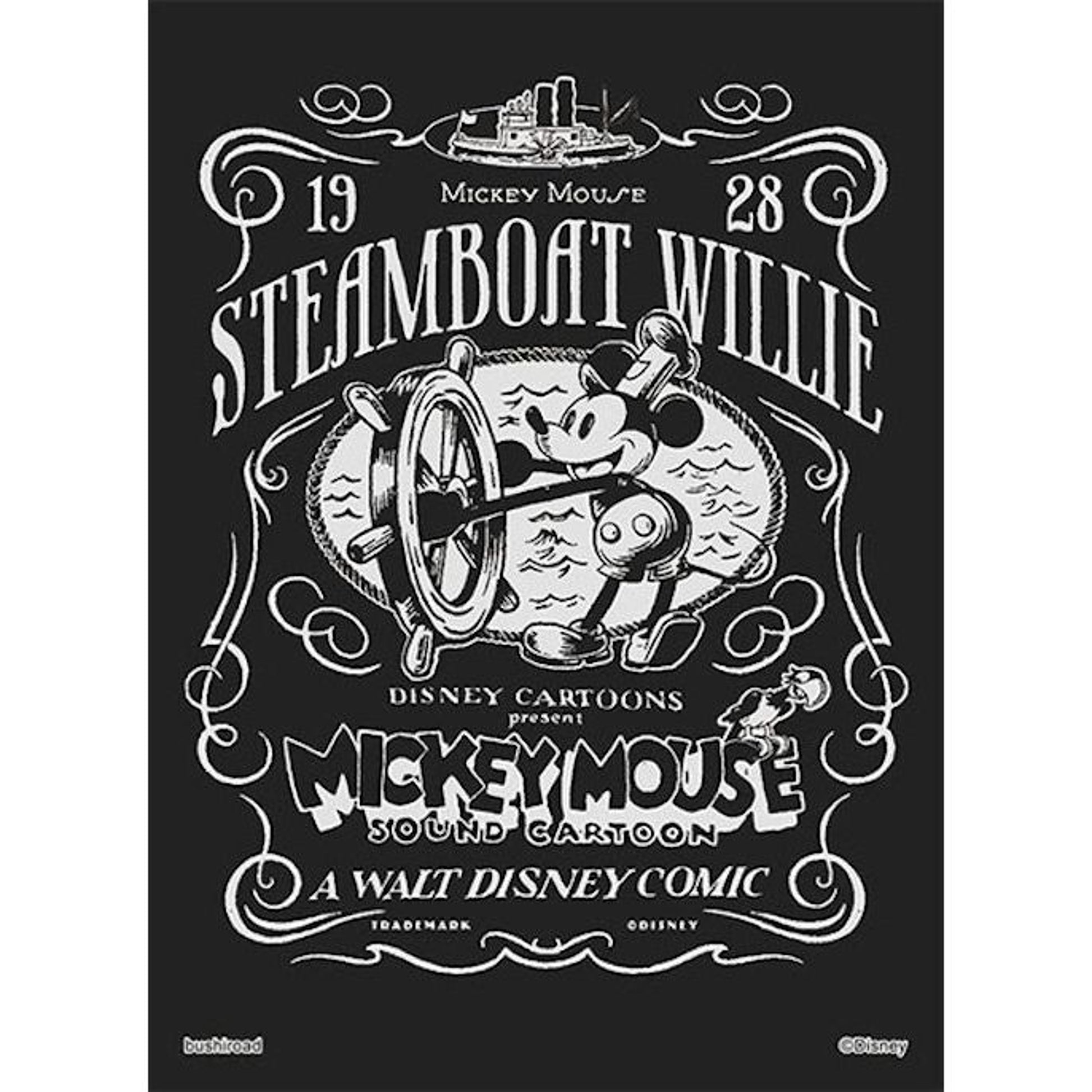 Image for Bushiroad Sleeve Collection HG Vol.3872: Disney 100 - Steamboat Willie (75-pack) - Card Sleeves