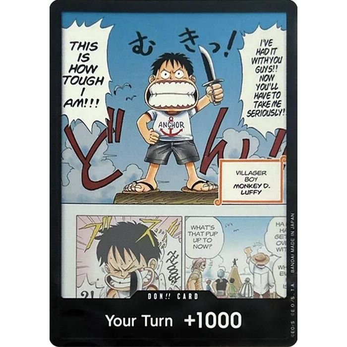 Image for DON!! Card (Young Luffy) (Devil Fruits Collection Vol. 1) (OP-PR) - One Piece Card Game