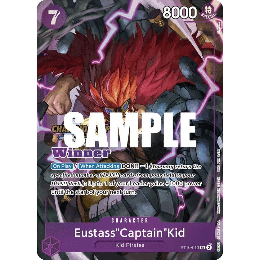 Image for Eustass"Captain"Kid (CS 2023 Top Players Pack) [Winner] (ST10-013) (OP-PR) - One Piece Card Game