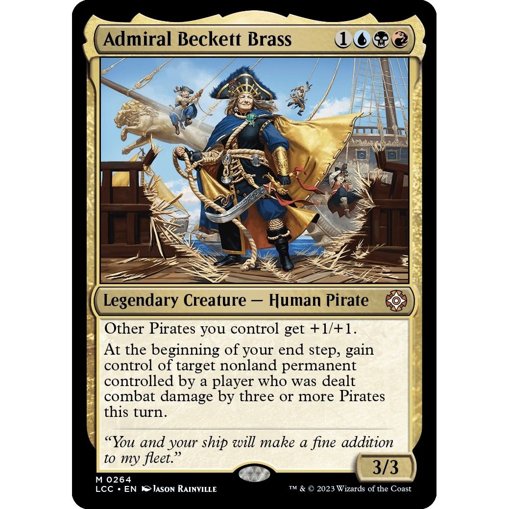 Image for Admiral Beckett Brass (264) (LCC) - Magic: The Gathering