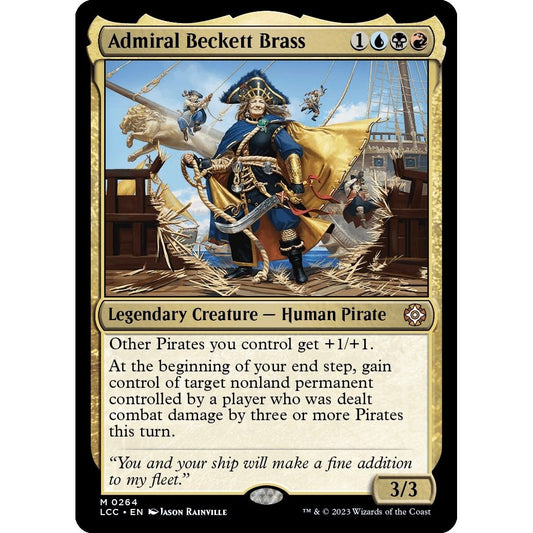 Image for Admiral Beckett Brass (264) (LCC) - Magic: The Gathering