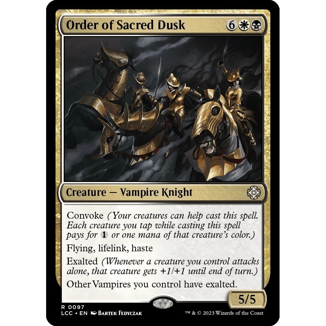 Image for Order of Sacred Dusk (97) (LCC) - Magic: The Gathering