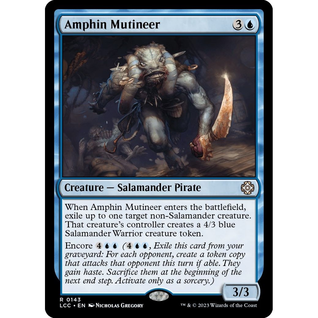 Image for Amphin Mutineer (143) (LCC) - Magic: The Gathering
