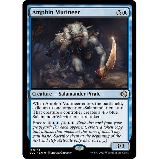 Image for Amphin Mutineer (143) (LCC) - Magic: The Gathering