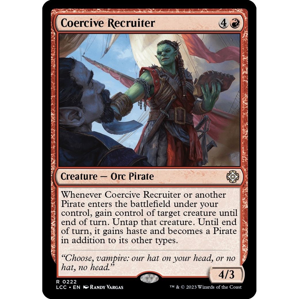 Image for Coercive Recruiter (222) (LCC) - Magic: The Gathering