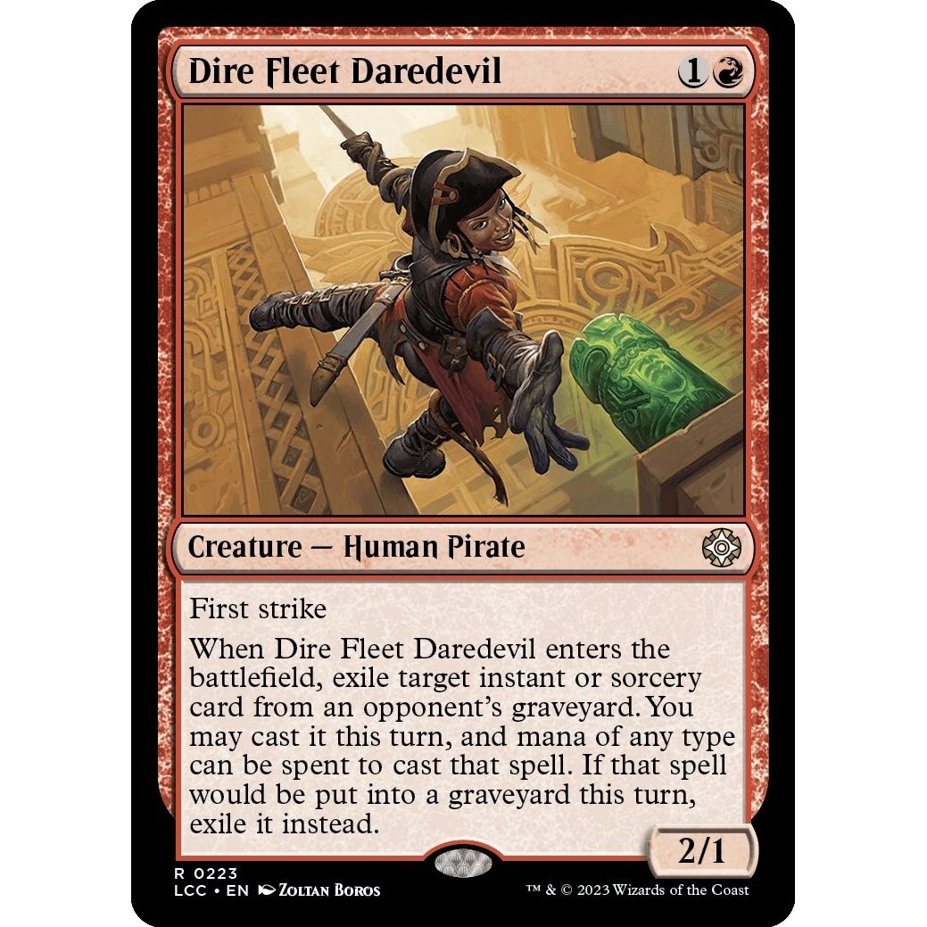 Image for Dire Fleet Daredevil (223) (LCC) - Magic: The Gathering