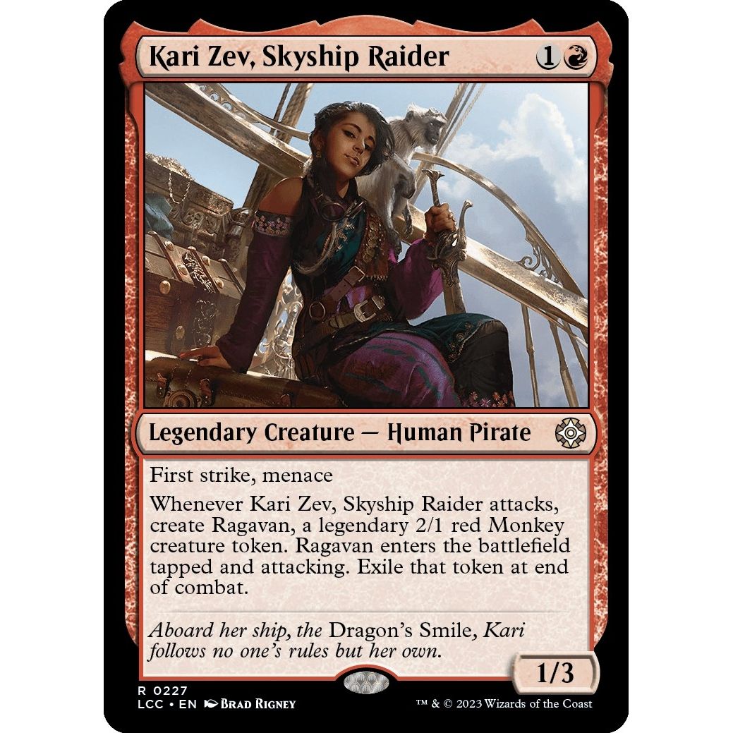 Image for Kari Zev, Skyship Raider (227) (LCC) - Magic: The Gathering
