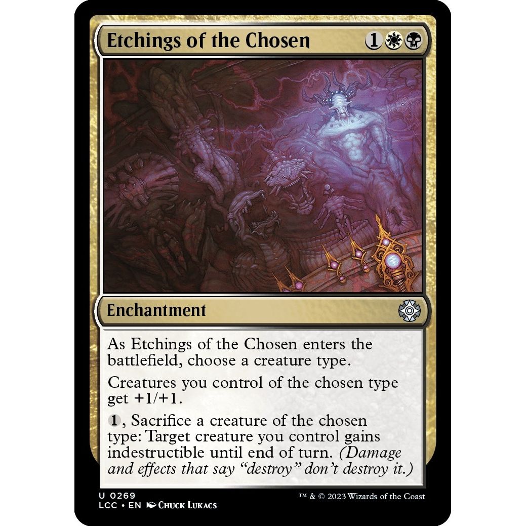 Image for Etchings of the Chosen (269) (LCC) - Magic: The Gathering
