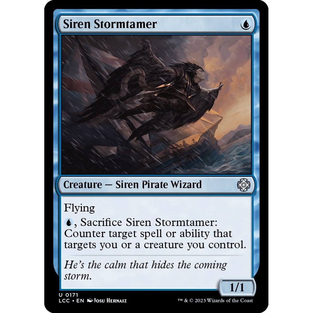 Image for Siren Stormtamer (171) (LCC) - Magic: The Gathering