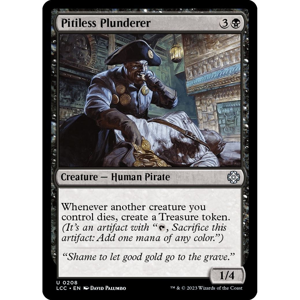 Image for Pitiless Plunderer (208) (LCC) - Magic: The Gathering