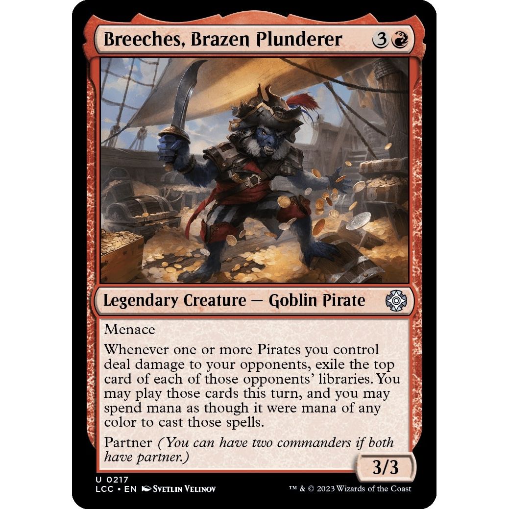 Image for Breeches, Brazen Plunderer (217) (LCC) - Magic: The Gathering