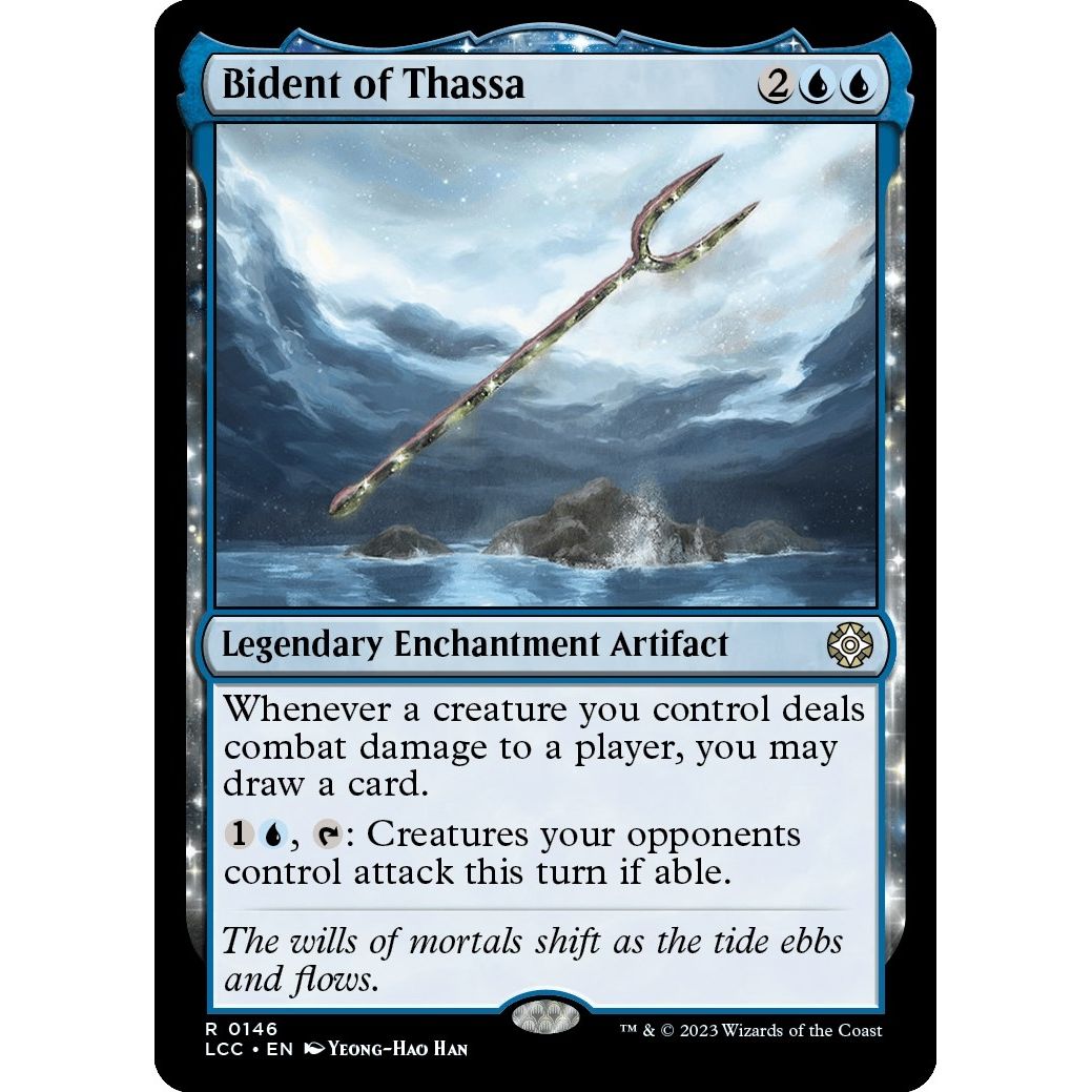 Image for Bident of Thassa (146) (LCC) - Magic: The Gathering