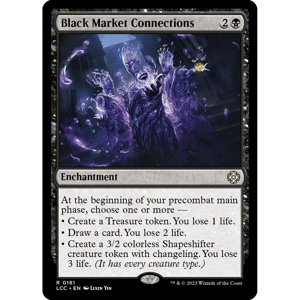 Image for Black Market Connections (181) (LCC) - Magic: The Gathering