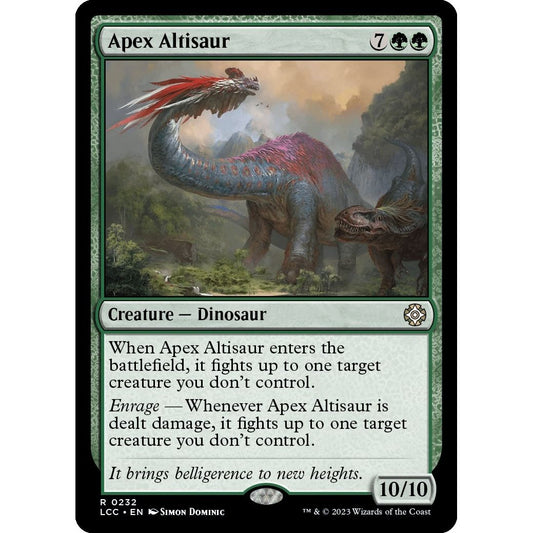 Image for Apex Altisaur (232) (LCC) - Magic: The Gathering