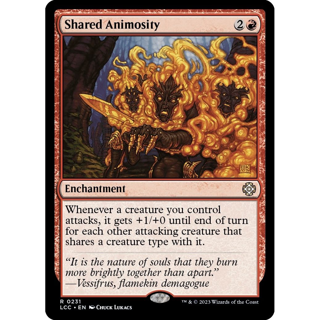Image for Shared Animosity (231) (LCC) - Magic: The Gathering
