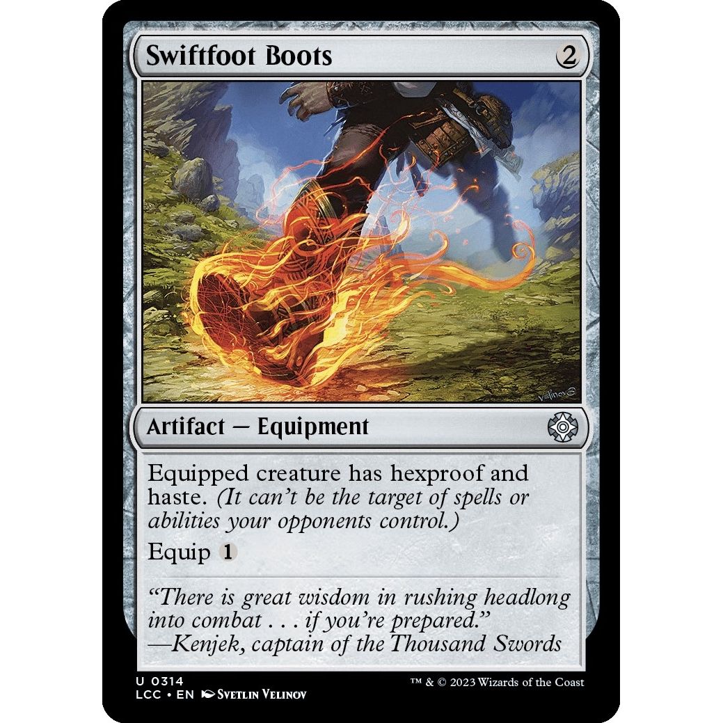 Image for Swiftfoot Boots (314) (LCC) - Magic: The Gathering