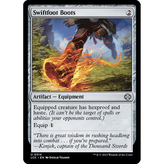 Image for Swiftfoot Boots (314) (LCC) - Magic: The Gathering