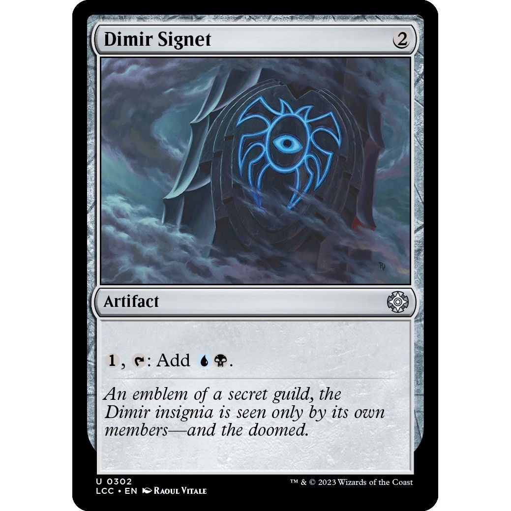 Image for Dimir Signet (302) (LCC) - Magic: The Gathering