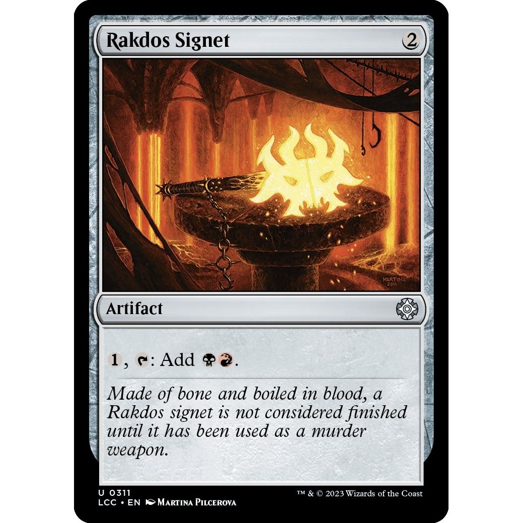 Image for Rakdos Signet (311) (LCC) - Magic: The Gathering