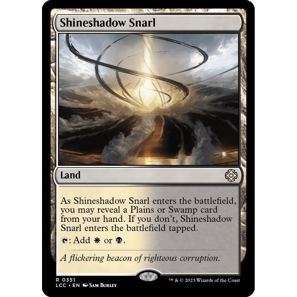 Image for Shineshadow Snarl (351) (LCC) - Magic: The Gathering