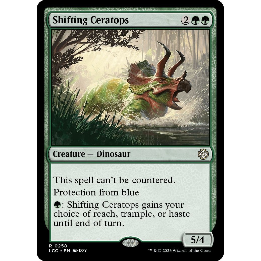 Image for Shifting Ceratops (258) (LCC) - Magic: The Gathering