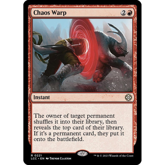 Image for Chaos Warp (221) (LCC) - Magic: The Gathering