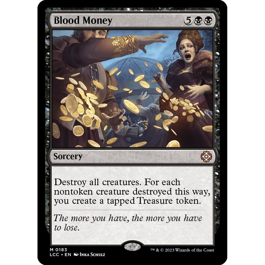 Image for Blood Money (183) (LCC) - Magic: The Gathering