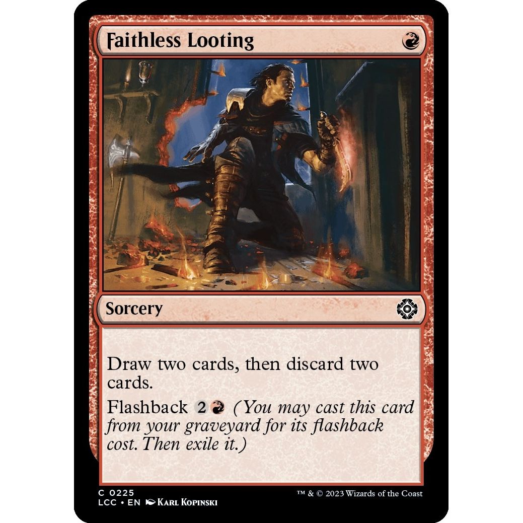 Image for Faithless Looting (225) (LCC) - Magic: The Gathering
