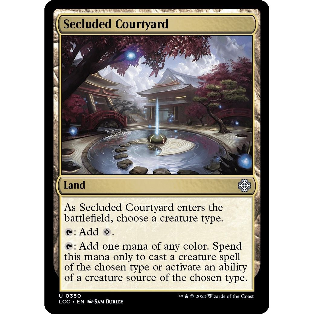 Image for Secluded Courtyard (350) (LCC) - Magic: The Gathering