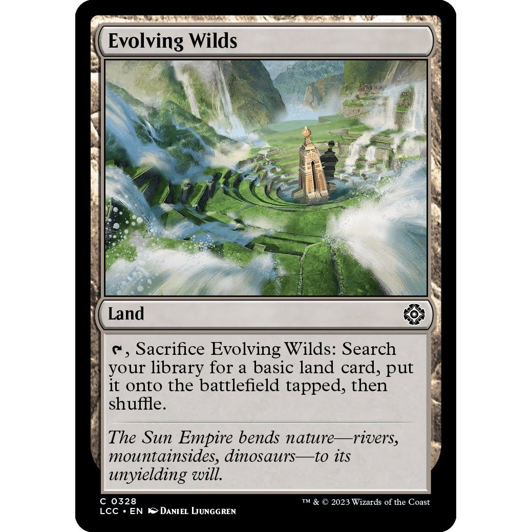 Image for Evolving Wilds (328) (LCC) - Magic: The Gathering